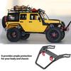 Suport troliu pentru bara de protectie fata din otel RC Crawler pentru masina cu telecomanda Axial SCX10 110 (Apartament)