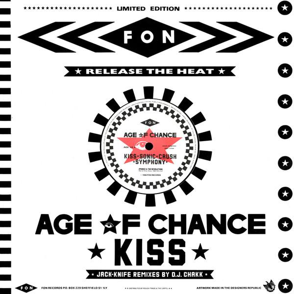 

12inch Record AGE OF CHANCE - Kiss (Jack - Knife Remixes) AGEL5 FON 1986 UK Rock Used