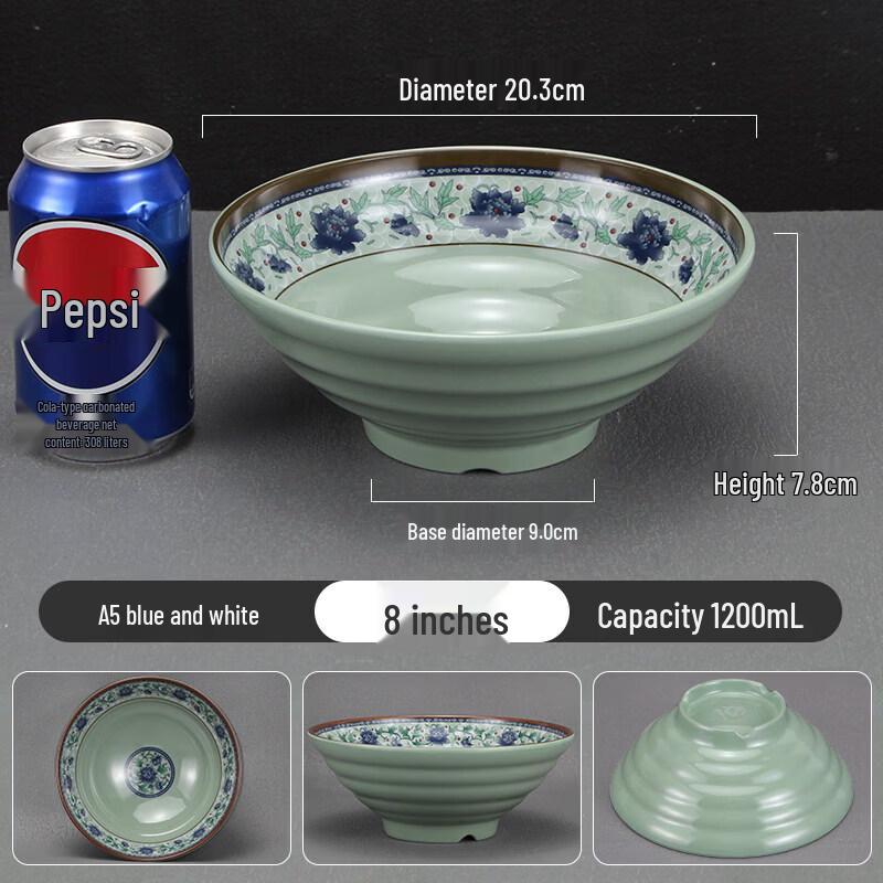 

Thickened Melamine Noodle Bowl