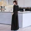 Fashion Shirt Set Women's Early Autumn New Temperament Wear Professional Wide-leg Pants Two-piece Set