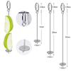 3pcs Parrot Fruit Fork Stainless Steel Bird Feeding Tool Cage Hanging Pet Feeding Supplies Fruit Bird Feeder Pet Parrot