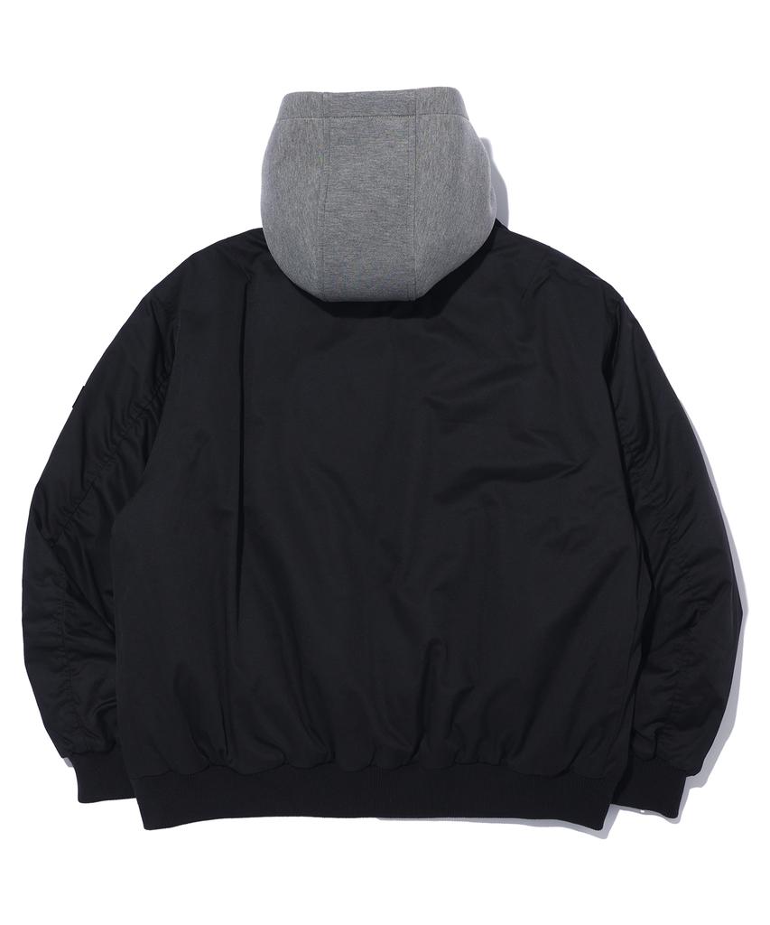 Bunkerbuster Direction Padded Bomber Jumper Mq1Ju010_Black