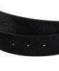 Emoseutaenseukeulleob Core Belt - Calf Hair (Black Snake / Red Lining)