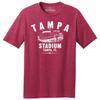 Tampa Stadium 1976 Football T-shirt TRI-BLEND Buccaneers Unisexe