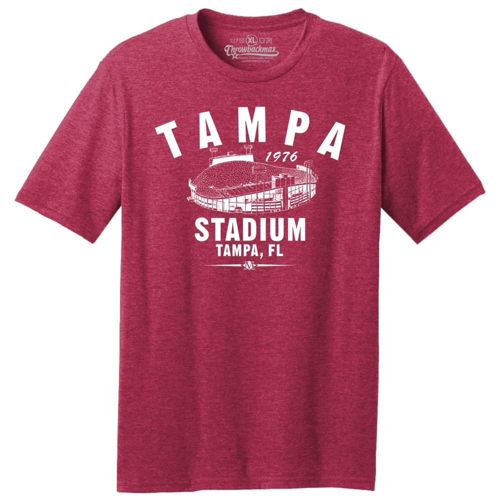 Tampa Stadium 1976 Football TRI-BLEND Tee ShirtBuccaneers Unisex T-Shirt XXXXL