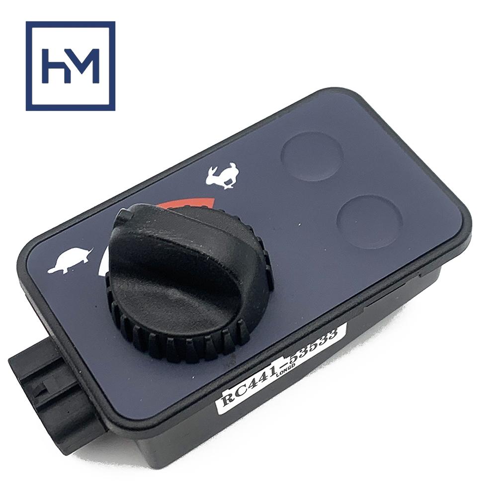 OE: RC441-53533 RC44153533  Excavator Throttle Controller Panel Assy for Kubota KX135/155/161/163 U50-5 RD138-53533