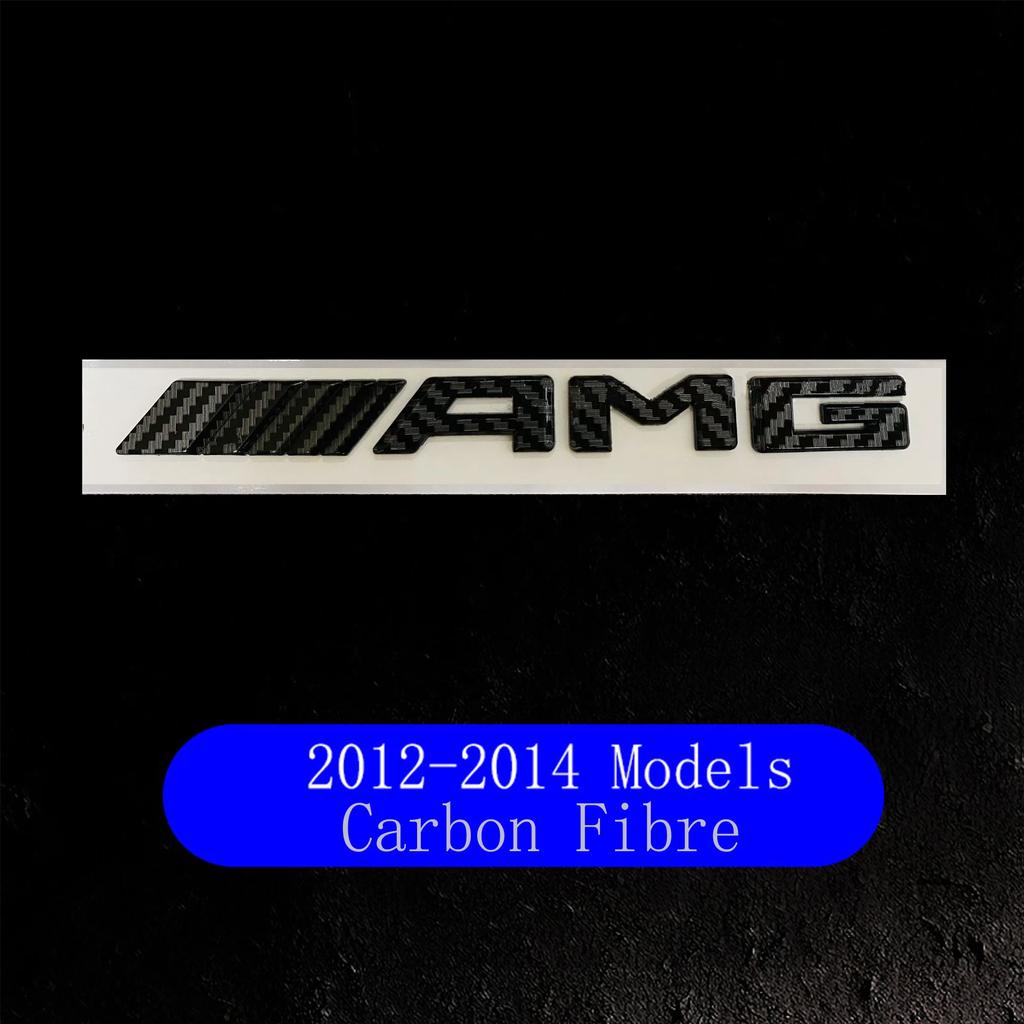 Car Sticker AMG Logo Car Tail Trunk Auto Emblem Sticker Accessories For Mercedes Benz Brabus Smart Maybach W204 GLC CLA W205 W20