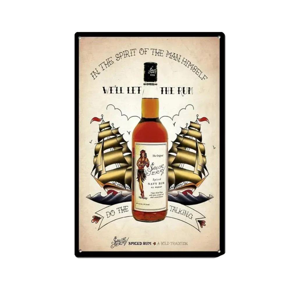 Beer Tin Sign, Metal Wall Decor Plaque 20x30cm