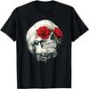 Cool Skulls Flowers Rockers Gift T-Shirt