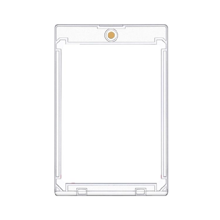 Customizable Card Storage Solution Magnetic Locking Transparency Plastic Case For Collectors And Gamers 35PT