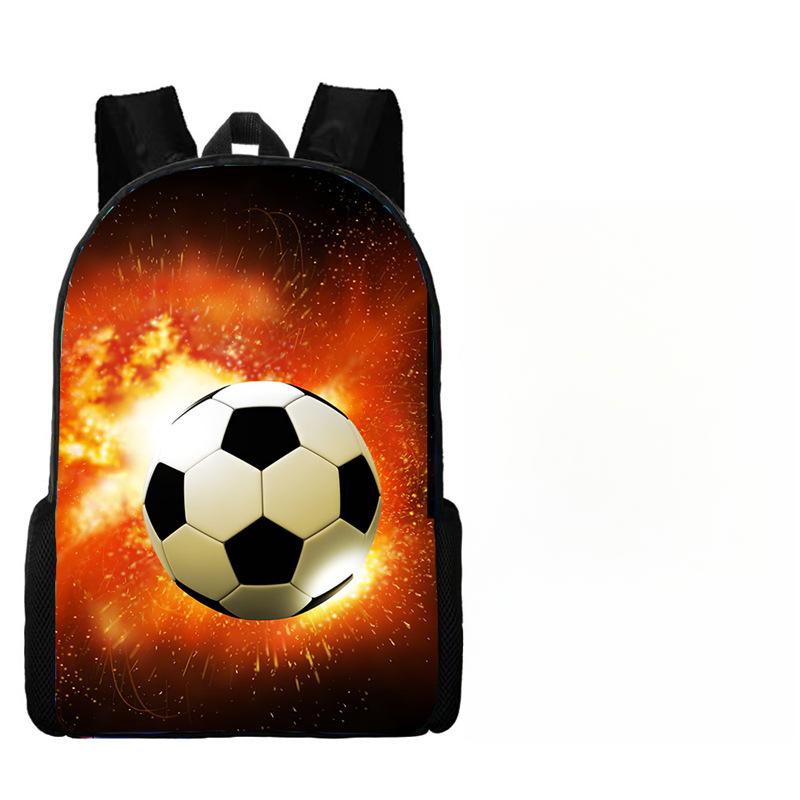 İlk ve Ortaokul Çocukları Erkek ve Kız Çocuklar için Futbol Okul Çantası Çift Omuz ve Sırt