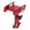 Bike Phone Mount Holder 360 Degree Rotatable Red Aluminum Alloy Handlebar Mounted Cell Phone Holder for Motorcycle