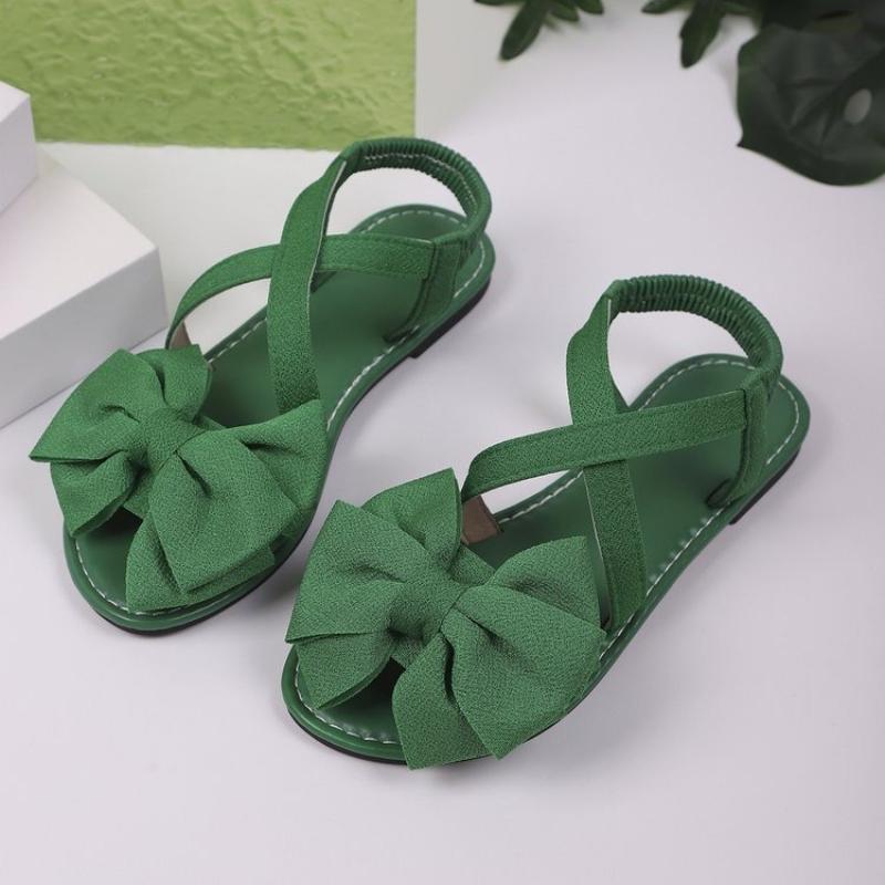 Fashion Women Sandals 2025 New Summer Lightweight Sandals Fashion Beach Casual Slippers Outdoor Bow Tie Flat Shoes Home Slides Women