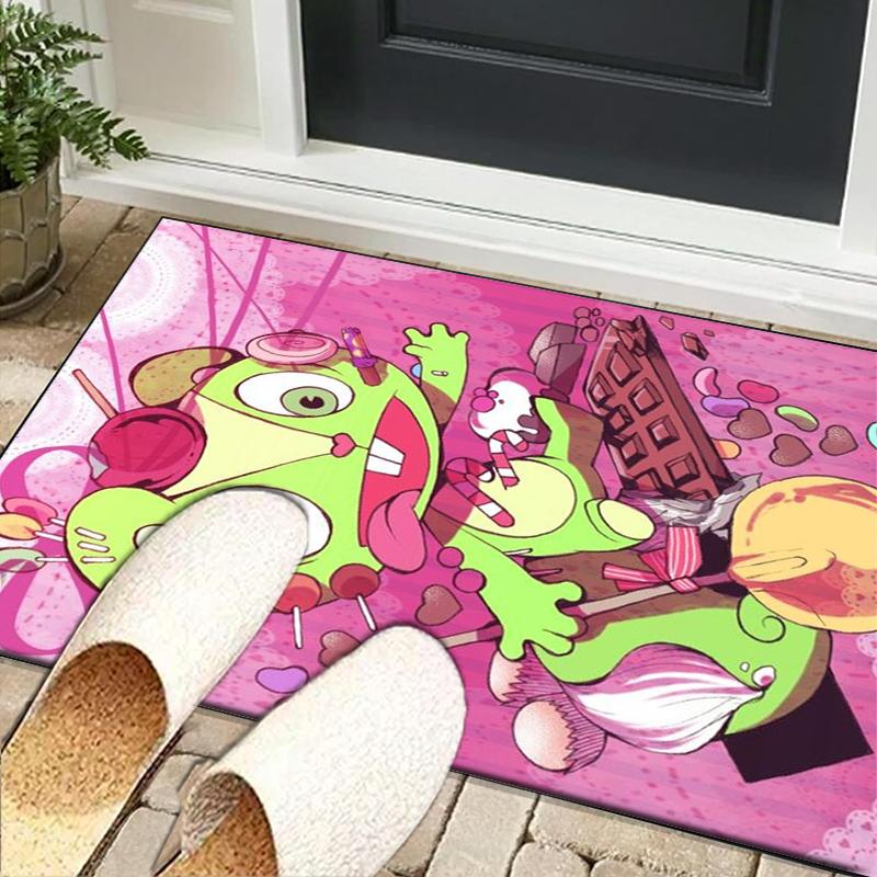 Happy Tree Friends Anniversary Office Rug Chair Mat, Game Carpet, Suitable for Front Door, Bedroom, Living Room, Desk, Holiday Gift