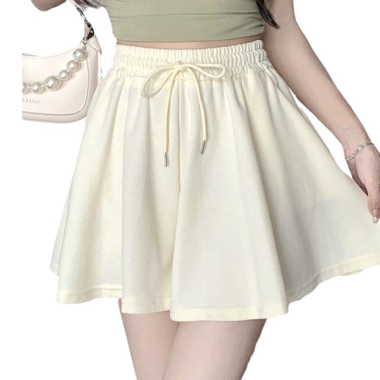 Women's Petite Ballet-Style Puffy Shorts - Summer 2026 Elastic-Waist Sports Pants