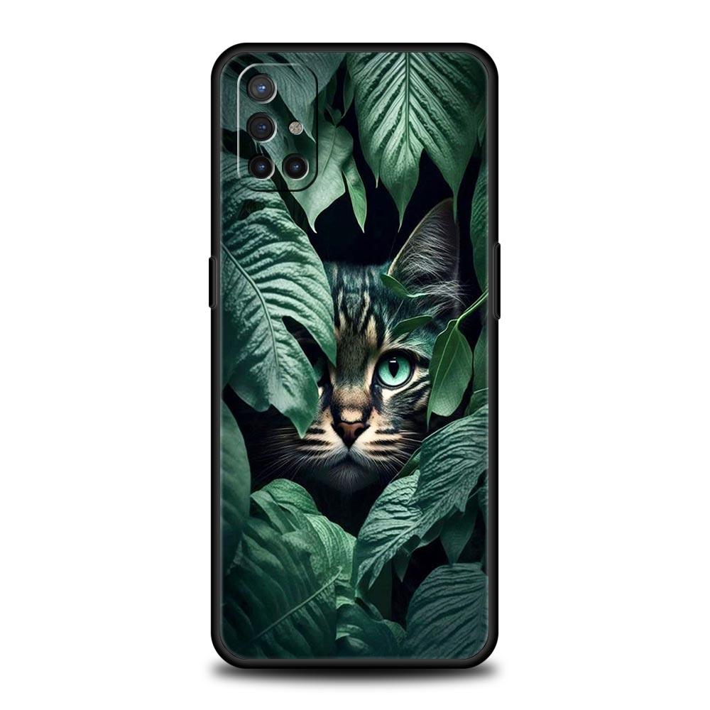 

Чехол для телефона для OnePlus 12 11 10 9 Pro 9T 12R 10R 9R 9RT 10T 8T 8 7 6T 7T Nord 2T CE 2 5G N200 N10 N100 Чехол Милый Кот-Детектор OnePlus 9