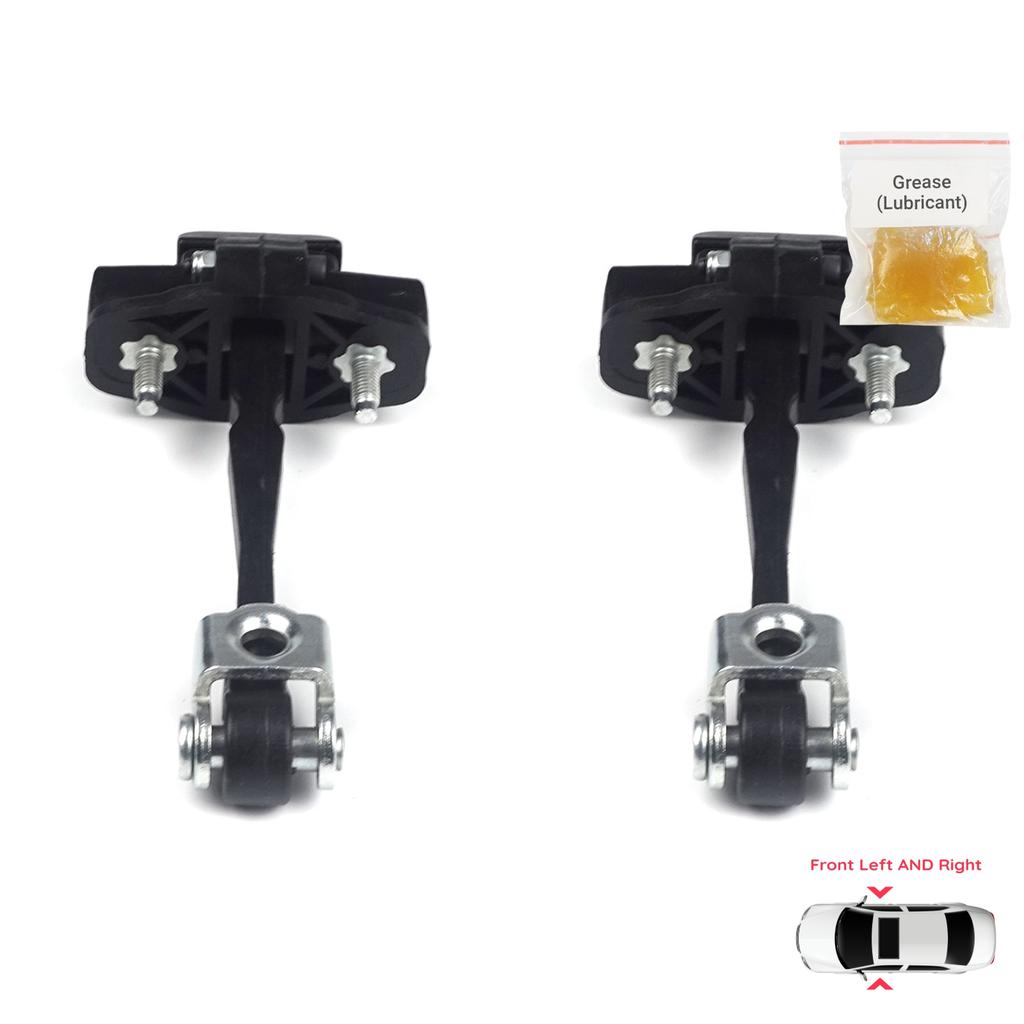 BDP755-1 2 Pieces Front Left AND Right Door Catch Hinge Brake Stop Check Strap Limiter for Renault Dacia Lodgy Dokker 2012-2022 804304825R 