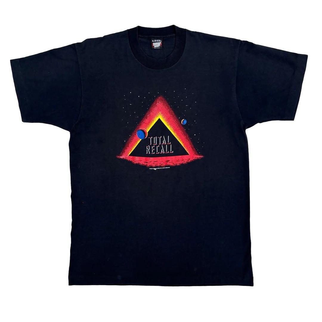 Total Recall 1990 90s Vintage Movie Promo USA Made Graphic Rare Logo Unisex T-Shirt S