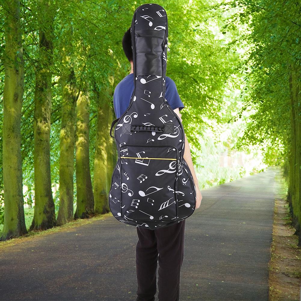 39   40   41inch Acoustic Guitar Soft Case Backpack Oxford Double Straps Bag