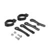 Motorcycle Headlight Bracket CNC Aluminum Front Lamp Mount Clamp for 1.5in 1.6in Fork Tube