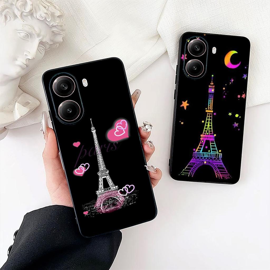 France Paris Eiffel Tower Cover for Motorola Moto Edge 50 30 Fusion 40 NEO Ultra Pro G22 G23 G20 G35 G84 G13 G53 Phone Case