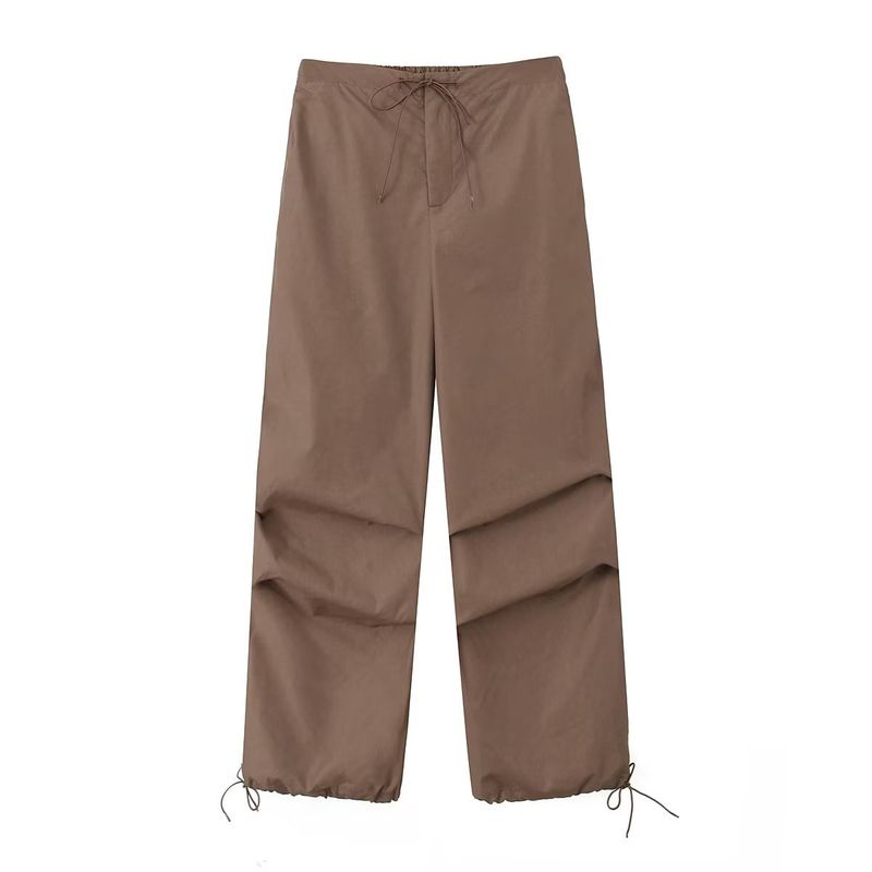 Kaslead Women's Clothing Loose Casual High Waist Jogger Pants