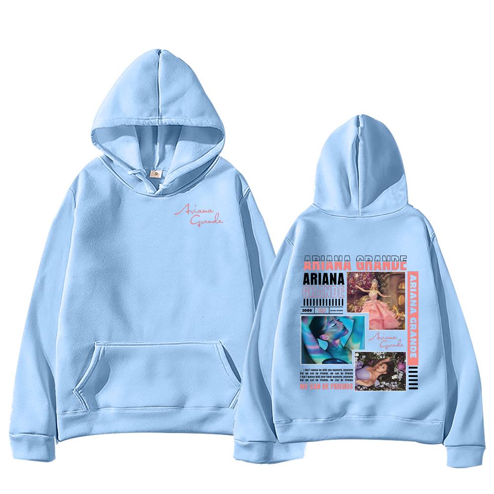 Ariana Grande Hoodies Glinda Die Gute Böse Pullover Männer Frauen Niedliche Kleidung Übergroßes Sweatshirt Neu Langarm Mode Kapuzenpullover