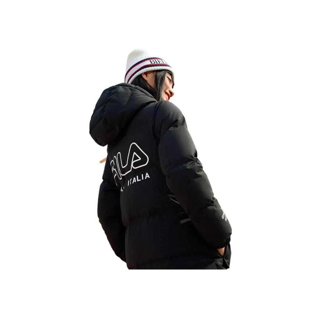 New FILA Down Jacket Women's Jet Black F11W249906FBK