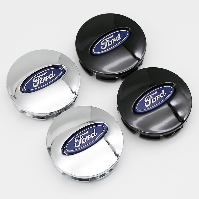 4Pcs 3D 65mm Car Wheel Center Hub Caps ABS Vehicle Tyre Tire Rim Cover Protector Decorations For Ford Transit Fiesta Focus Kuga