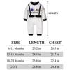 Toddler Astronaut Costume Baby Boys Space Suit Rompers Infant Halloween Birthday Party Cosplay Fancy Dress Jumpsuit