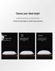 White Goose Feather Pillow Core 45x45cm: Hotel Sofa Cushion for Lumbar Support