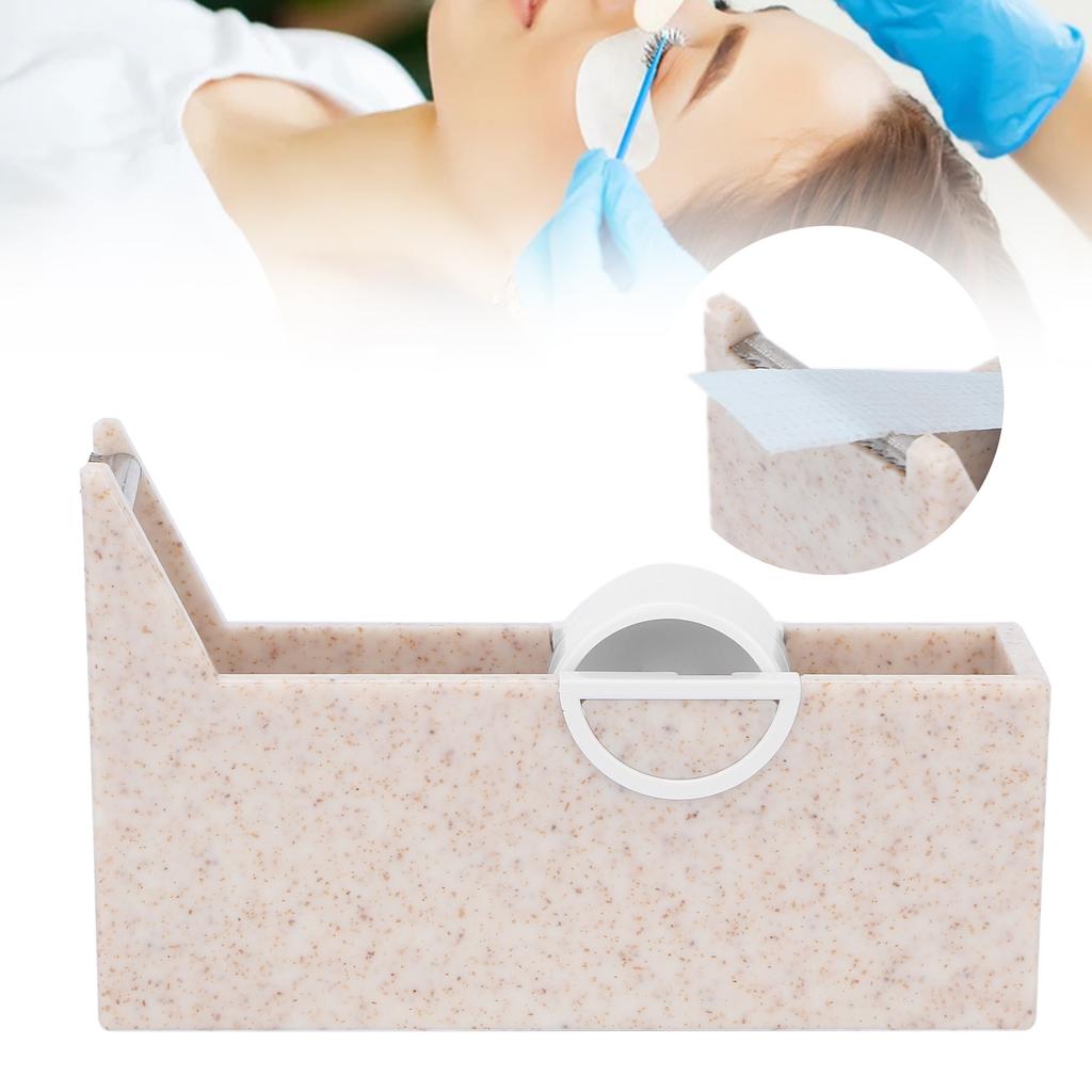 Portable Eyelash Extension Tape Dispenser Home Beauty Salon Desktop Tape Cutter Holder