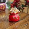 Decorative Fortune Landscape Ornament Resin Car Trinkets Lucky Money Bag Miniatures  Car