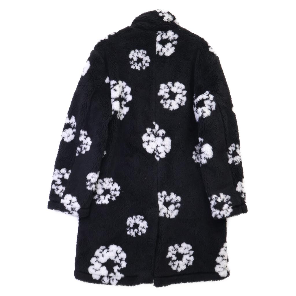 Saint Michael ×Denim Tears SM-YS1-0000-C51 Black Boa Coat Coat M blackUsed