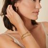 Paperclip Chain Bracelet for Women , Rectangle Link Stainless Steel, Adjustable Fashion Jewelry