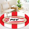 PSV Eindhoven Round Area Rug,Carpet Rug for Living Room Bedroom Sofa Playroom Decor,Non-slip Floor Mat