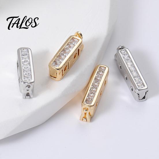 Necklace Chain Adjuster Shortener for Thin Chains, Adjustable Clip with Rhinestone, Metal Jewelry Clasp Clasp, Bracelet Making Supplies Rhinestone