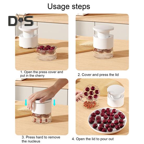 Cherry Pitter Tool for Multiple Cherries Core Remover Effortless Kernel Removal Durable Design Effortless Denucleating Ideal for Kitchen Cake Shops