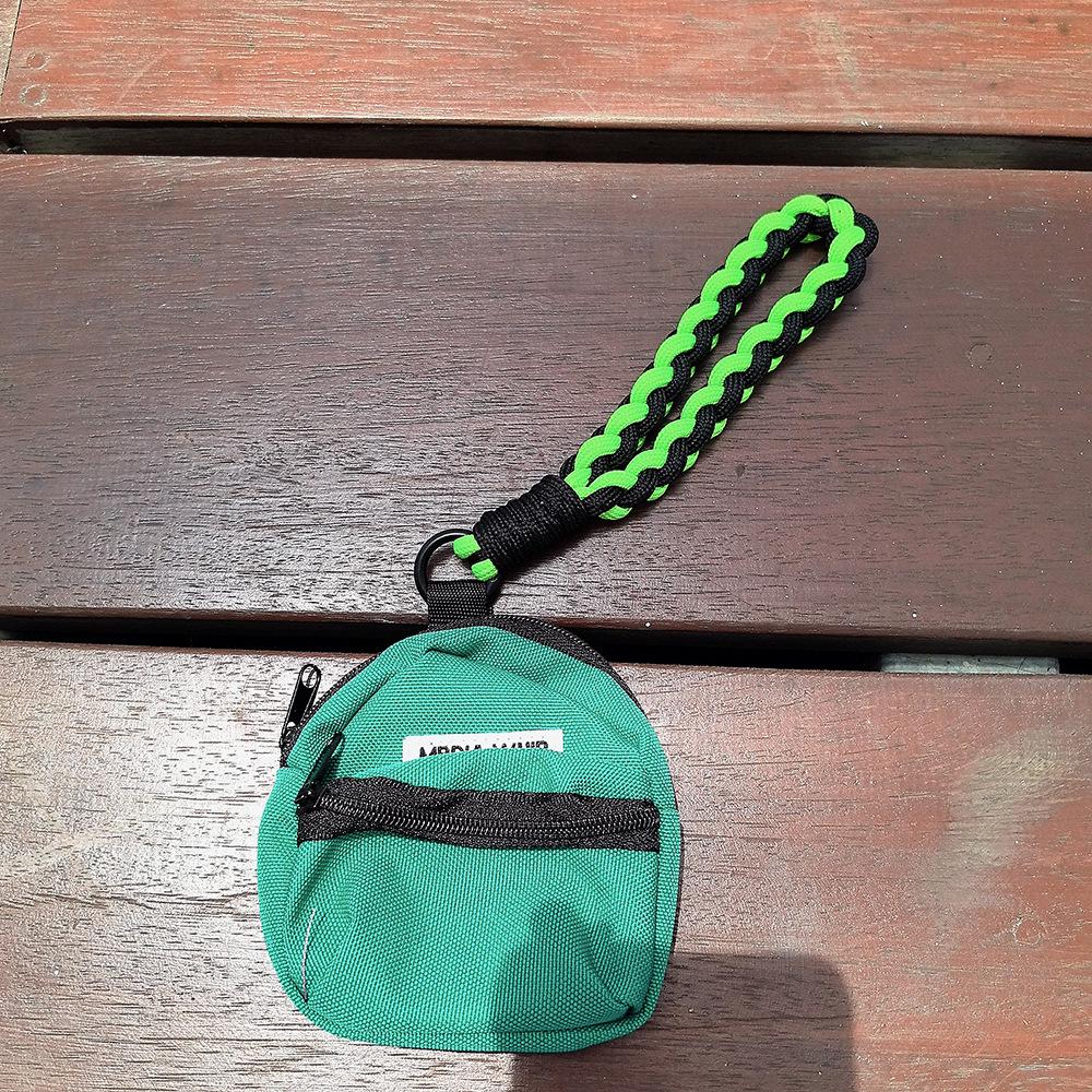 Set portmoneu monede din 2 piese: Breloc și Șnur pentru Telefon Mobil cu Pandantiv Rucsac de Fotbal, Accesoriu Anti-Pierdere