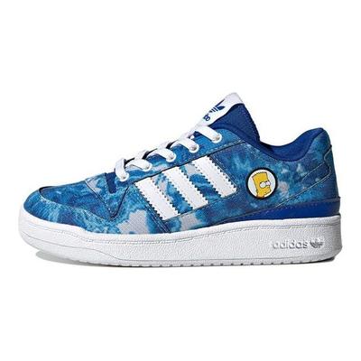 The Simpsons x Forum Low C Baskets Enfant Bleu Bleu Royal Blanc Nuage GZ1776