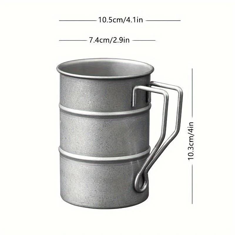 1PC Outdoor Retro Mug Coffee Mug Creative Retro Vintage Camping Picnic Mug Beer Mug