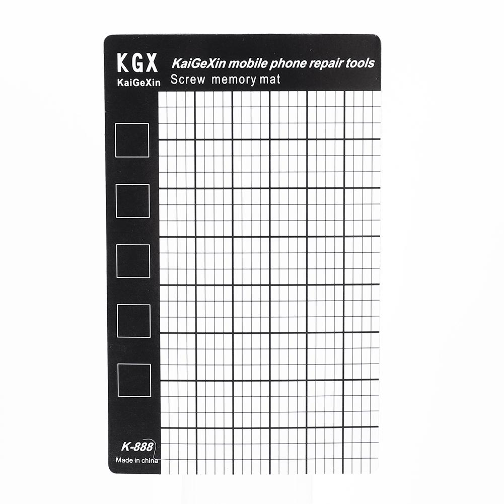 Memory Chart Work Pad Universal Screw Memory Pad Magnetic Storage Pad Large Magnetic Mat Disassembly Repair Work Mat for Screws