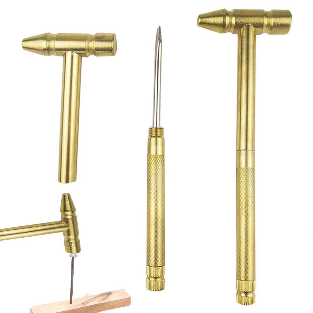 Gold Color Mini Craft Hammer Detachable Multi-function Hammer Mini Tool Hand Tool DIY Projects