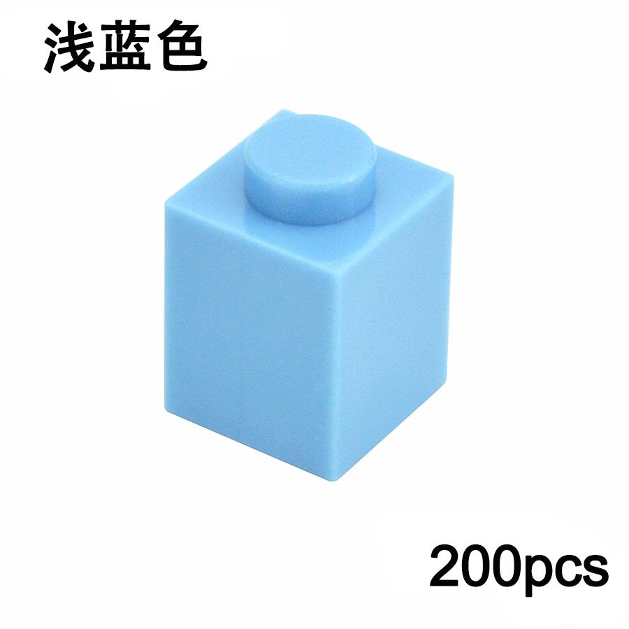 200PCS DIY 1x1 Dots Building Blocks Thick Figures Bricks Educational Creative Size 1*1 Dot Compatible With 3005 Toy for Children