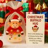 Christmas Pocket Hug Gift Mini Buffalo Pocket Hug Token with Heartwarming Cards Emotional Support Gifts for Friends Family