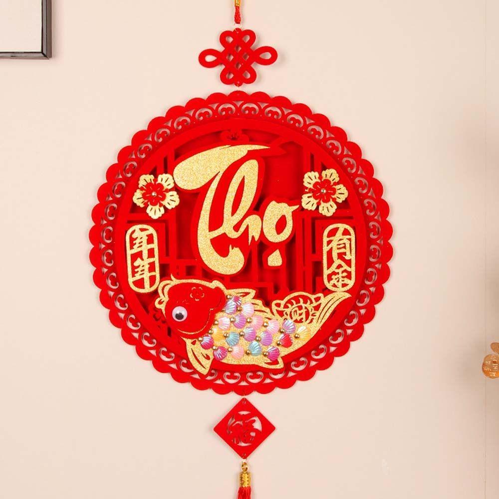 Blessing Vietnamese New Year Pendant Traditional Vietnam Lucky Ornament  Home Decorations
