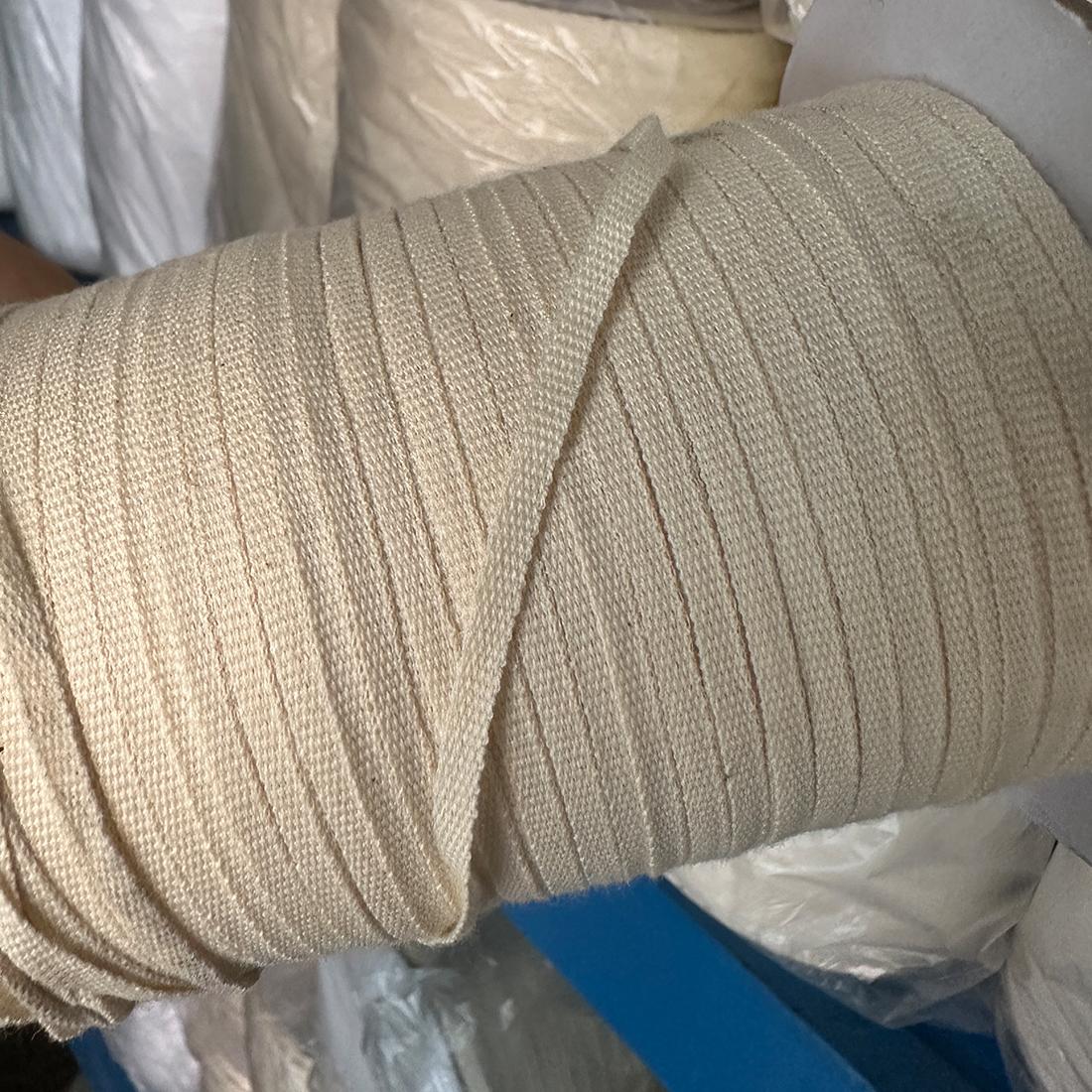 

700 метрів 0,3 см Чорно-біло-бежева проста бавовняна стрічка для обв язування стрічкою 3 мм Вузька бавовняна стрічка Стрічка простого переплетення 0.3cm слонова кістка