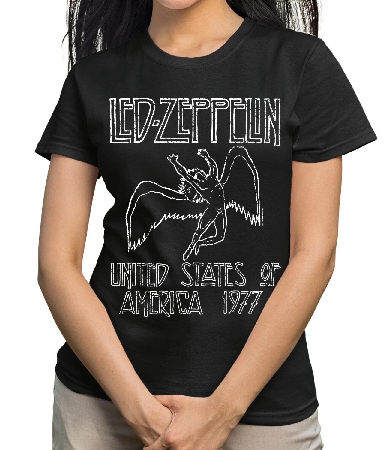 LED ZEPPELINS  USA 1977 WOMENS T SHIRT XXXXL