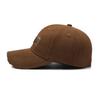 Embroidered Letter Baseball Cap Unisex Outdoor Rough Hard Top Cap Couple Sun Hat