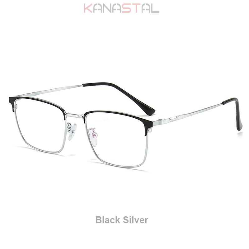 Men Pure Titanium Eyeglasses Frame Women Blue Light Blocking Prescription Reading Glasses Optics Myopia Frames Computer Eyewear